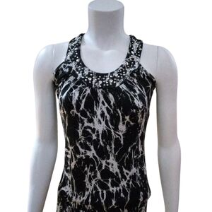 Pinkeli‎ Black and White Abstract Top - Medium